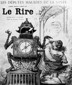 Cartoon by Charles Leandre about 1924 general elections, published in paper Le Rire on january 19 作者 查尔斯·莱安德烈