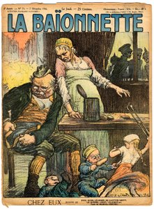 Cover of “” La Baionnette””, Satirical en Colours 作者 查尔斯·莱安德烈