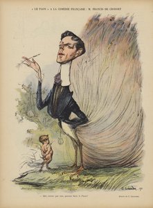 Francis de Croisset，法国剧作家，小说家和编剧。 Le Rire的插图