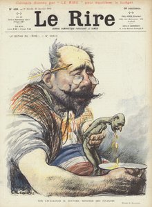 财政部长鲁维尔先生阁下。 Le Rire的插图