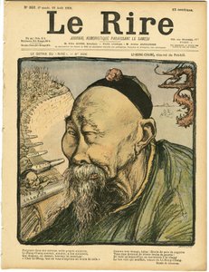 Charles Leandre (1862-1934) 为 Le Lire 封面插图 作者 查尔斯·莱安德烈