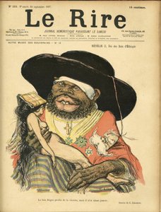 查尔斯-勒安德尔（1862-1934）为《Lire》杂志封面所作的插图 作者 查尔斯·莱安德烈