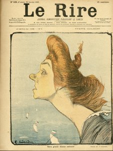 Charles Leandre (1862-1934) 为 Le Rire 的封面插图 作者 查尔斯·莱安德烈