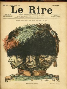 Charles Leandre (1862-1934) 为 Le Rire 的封面插图 作者 查尔斯·莱安德烈