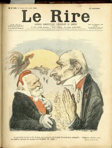 Charles Leandre (1862-1934) 为 Le Rire 的封面插图 作者 查尔斯·莱安德烈