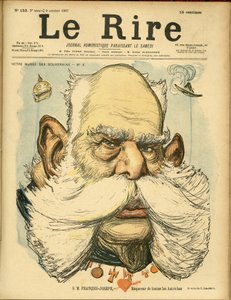 Charles Leandre (1862-1934) 为 Le Rire 的封面插图 作者 查尔斯·莱安德烈