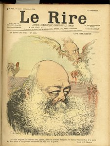 Charles Leandre (1862-1934) 为 Le Rire 的封面插图 作者 查尔斯·莱安德烈