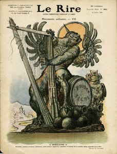 Charles Leandre (1862-1934) 为 Le Rire 的封面插图 作者 查尔斯·莱安德烈