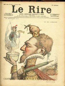 Charles Leandre (1862-1934) 为 Le Rire 的封面插图 作者 查尔斯·莱安德烈