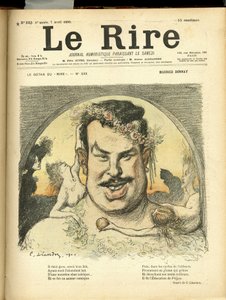 Charles Leandre (1862-1934) 为 Le Rire 的封面插图 作者 查尔斯·莱安德烈