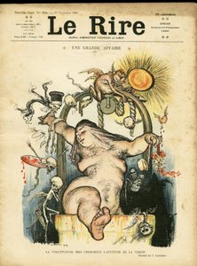 查尔斯-勒安德尔（1862-1934）为《雷》杂志封面所作的插图 作者 查尔斯·莱安德烈