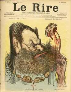 Charles Leandre (1862-1934) 为 Le Rire 的封面插图 作者 查尔斯·莱安德烈