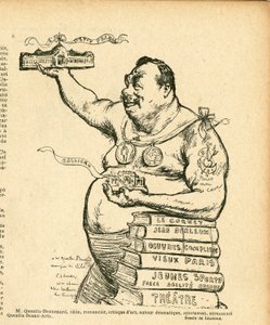 Le Lire, B & W中的讽刺性文章 作者 查尔斯·莱安德烈