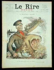 英国狮吼人》，《Le Rire Rouge》的封面 作者 查尔斯·莱安德烈