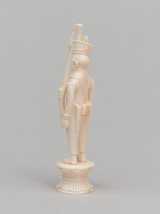 白色棋子，棋子，印度，约1820年 作者 查尔斯·莱安德烈