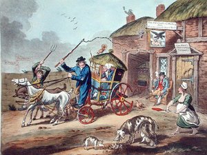 在爱尔兰张贴，由汉娜-汉弗莱于1805年出版（手绘蚀刻版）。