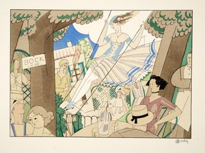 Swing，来自体育和娱乐，酒吧。 1914年（模版印刷）