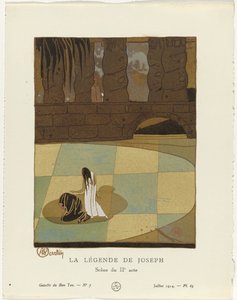 盂兰盆节公报》，1914 年 - 第 7 期：《约瑟夫传奇》/第二幕场景 作者 莱昂·巴克斯特