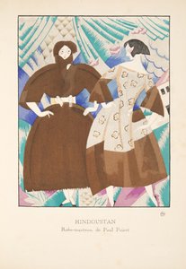 Hindoustan，来自时装系列，1920年（pochoir print） 作者 查尔斯·马丁
