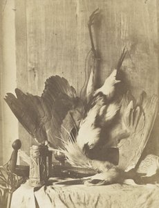 游戏静物，c.1853-55（涂盐纸） 作者 查尔斯·马维尔