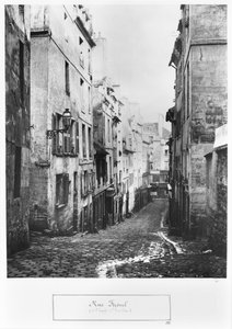 Rue Fresnel，1858年至1878年在巴黎凡尔赛宫的死胡同