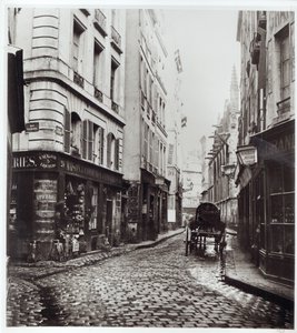 Rue Saint-Severin，巴黎Rue de la Harpe，1858-78 作者 查尔斯·马维尔