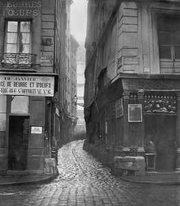 Rue Tirechape，来自巴黎St. Honore Street，1858-78 作者 查尔斯·马维尔