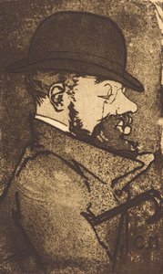 亨利-德-图卢兹-劳特累克，1890年。 作者 查尔斯·莫林