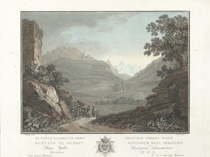茨维瑟兰的 Berglandschap
上哈希山谷景观（作品名称）
瑞士山区的迷人景色（系列标题） 作者 雅各布·因特玛（可能）