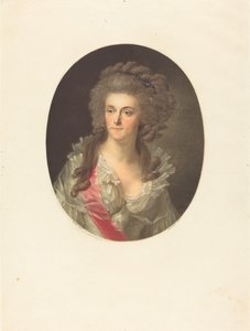 普鲁士的Frederica Sophia Wilhelmina，奥兰治-拿骚公主 作者 弗里德里希·蒂施拜因之后的查尔斯·梅尔基奥·德斯科蒂斯