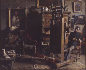 画家 Jules Lambeaux 的工作室