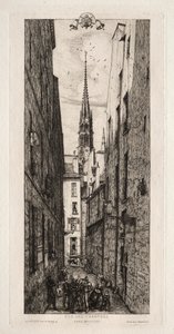 巴黎尚特里街（Chantrey Street），1862年。 作者 查尔斯·梅里昂