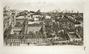 学院Henri IV和Lycee拿破仑，1864年 作者 查尔斯·梅里昂
