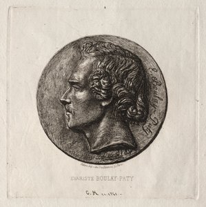 诗人Evariste Boulay-Paty，1861年。 作者 查尔斯·梅里昂