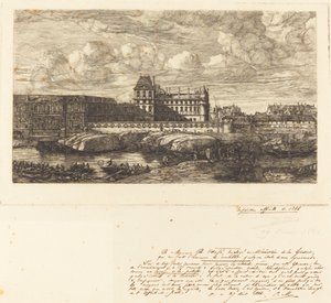 老卢浮宫，出自泽曼的画作，1651年 作者 查尔斯·梅里昂