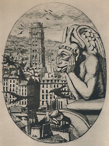 Le Stryge 8th State 6 34 x 5 18英寸，1853年，1927年 作者 查尔斯·梅里昂