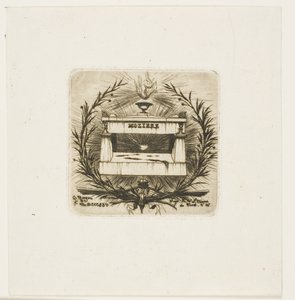 莫里哀墓，巴黎 Père-Lachaise 公墓 作者 查尔斯·梅里昂