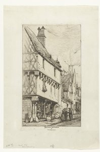 布尔日的老房子或音乐家之家
Ancienne habitation à Bourges（物名） 作者 查尔斯·梅里昂