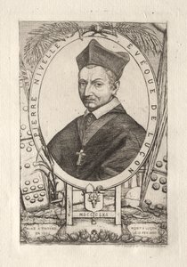 皮埃尔·尼维勒（Pierre Nivelle），卢松主教，1861年。 作者 查尔斯·梅里昂