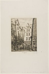 巴黎皮鲁埃特大街（Rue Pirouette aux Halles 作者 查尔斯·梅里昂