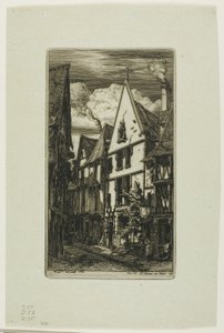 布尔日 Toiles 路 作者 查尔斯·梅里昂