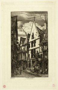 布尔日 Toiles 路 作者 查尔斯·梅里昂