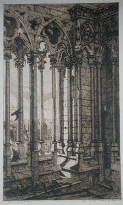 巴黎圣母院画廊，巴黎 作者 查尔斯·梅里昂