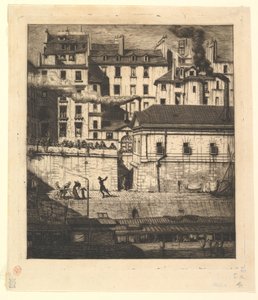 停尸房，巴黎拉莫格，1854年。