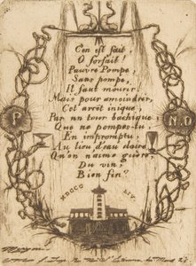 Nôtre-Dame Pump小板，1854年。 作者 查尔斯·梅里昂