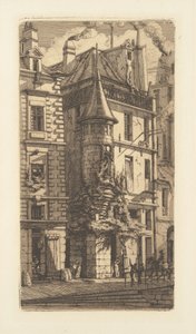 Tourelle, Rue de la Tixeranderie 作者 查尔斯·梅里昂