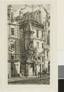 Tixeranderie 路的炮塔。 作者 查尔斯·梅里昂