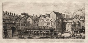 巴黎市的一部分，至17世纪末，1861年。 作者 查尔斯·梅里昂