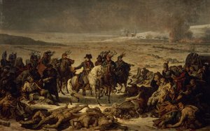 1807年2月9日埃劳战役结束后（布面油画）