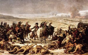 1807年2月9日，在埃劳战场上的拿破仑